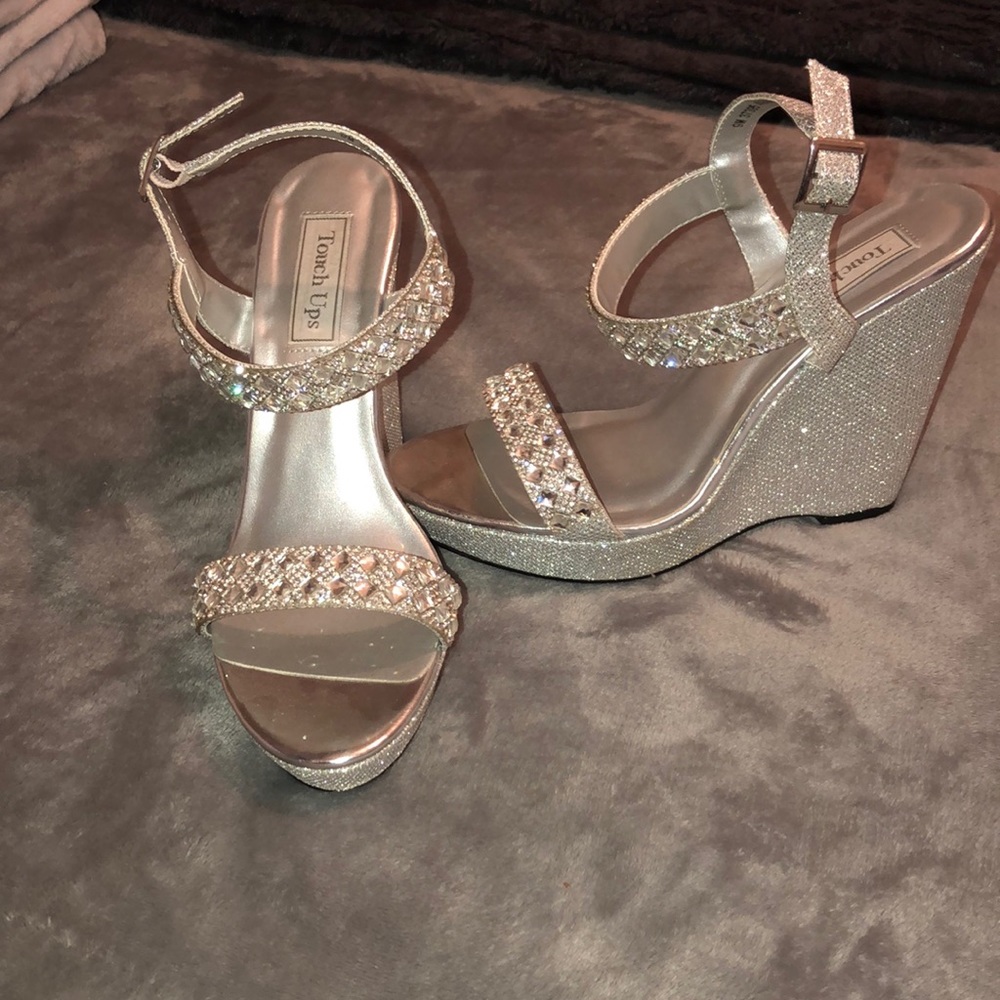 Glitter wedges